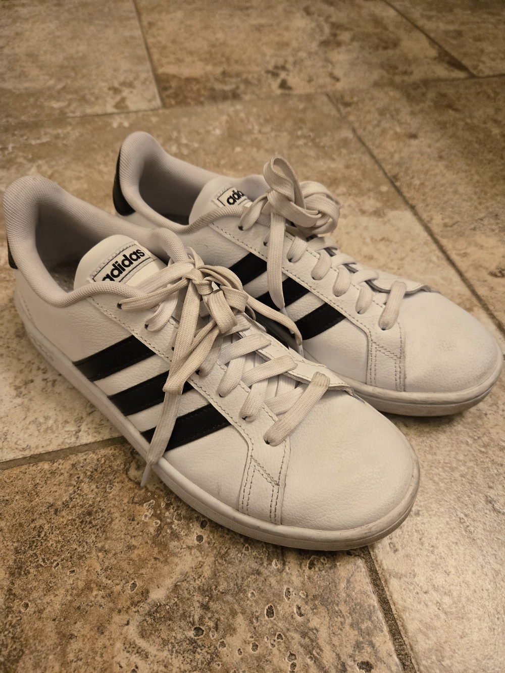 adidas White & Black Sneakers